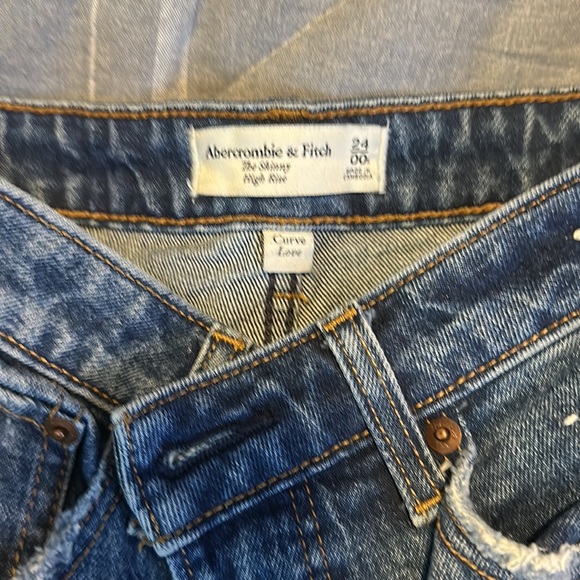 Abercrombie curve love skinny high rise jeans 24Reg - Picture 5 of 8
